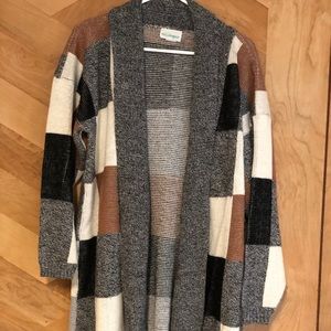 Vintage color block sweater